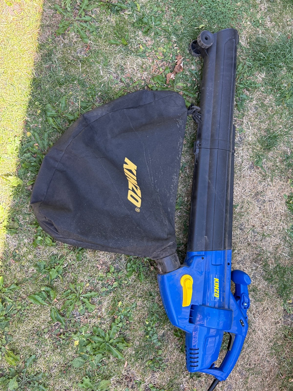Blad blazer/zuiger, Ophalen, Gebruikt, Elektrisch, Met opvangzak