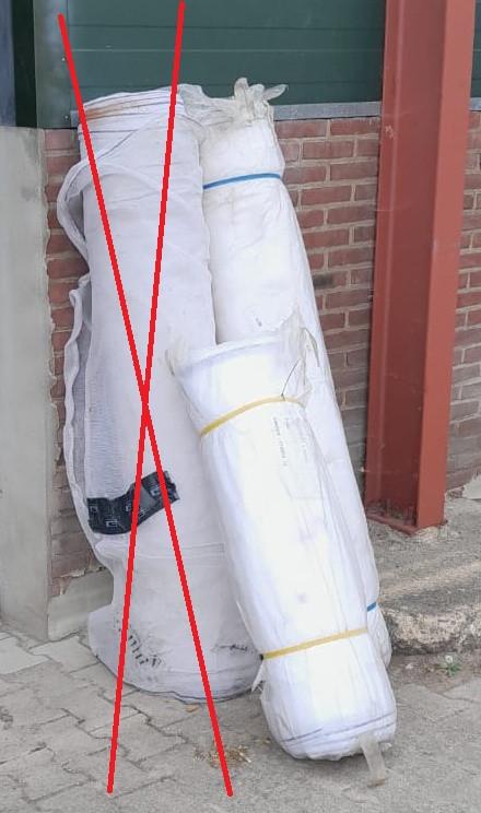 2 nieuwe rollen winddoek steigernet schaduwdoek, Tuin en Terras, Ophalen, Nieuw