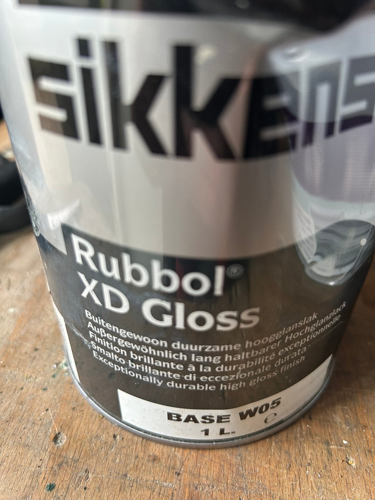 Sikkens XD Gloss hooglans verf 0.5 liter bentheimergeel, Doe-het-zelf en Verbouw, Ophalen of Verzenden, Zo goed als nieuw