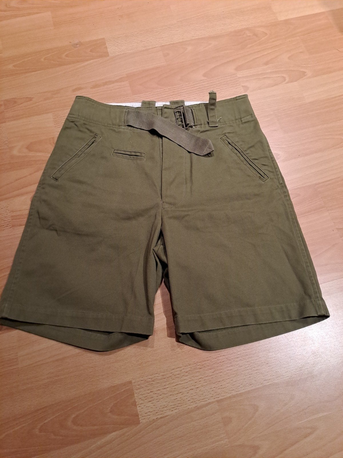 Duits ww2 repro tropische short, Ophalen, Groen