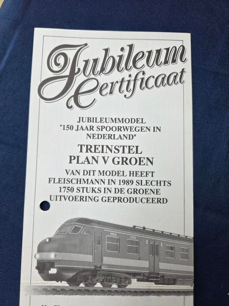 Jubileummodel Fleischmann 4472 Plan V Groen, Hobby en Vrije tijd, Gelijkstroom, Fleischmann, Wagon, Ophalen of Verzenden