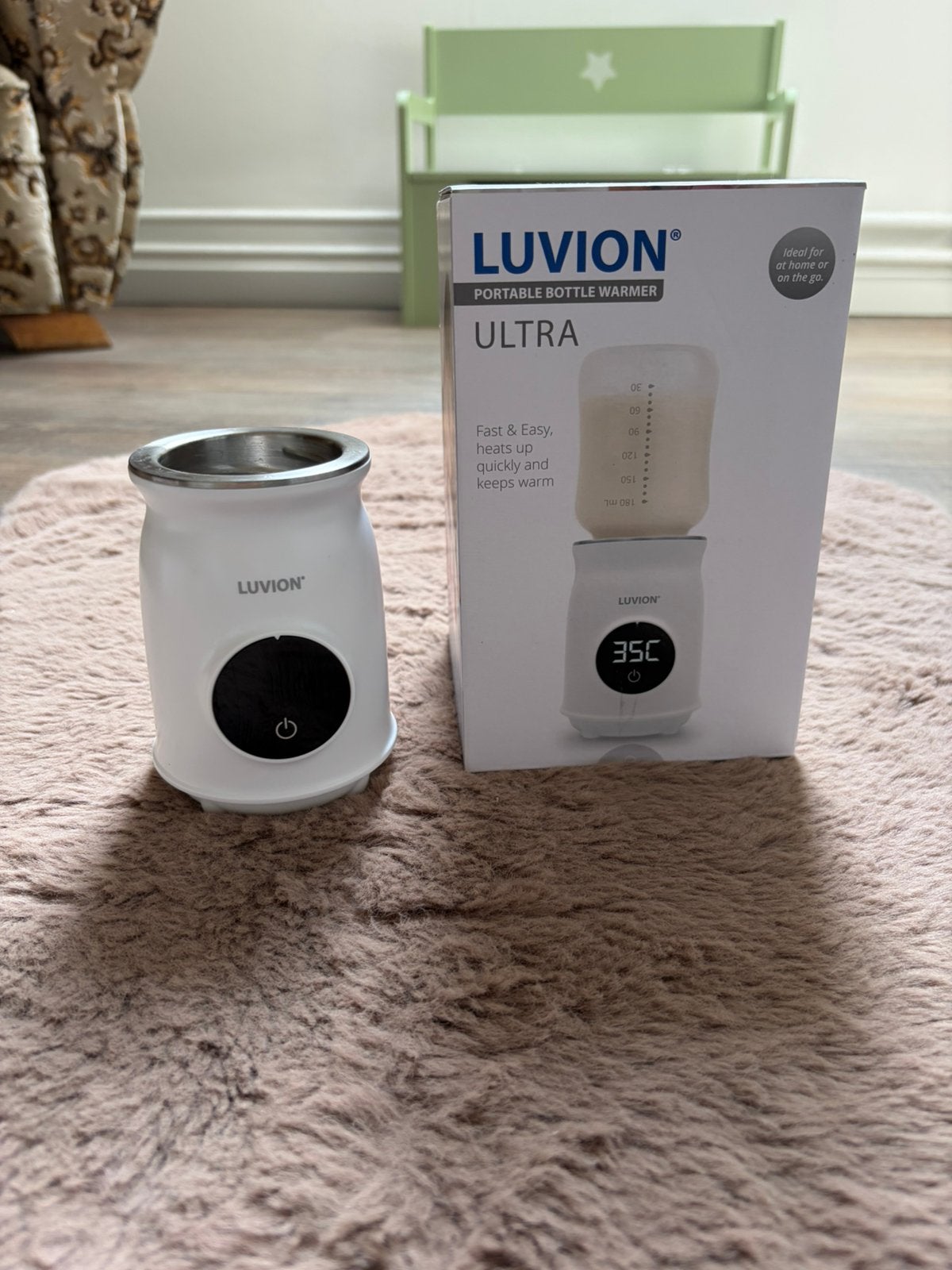Luvion flessenverwamer, Ophalen, Zo goed als nieuw, Flessen- of potjesverwarmer, Luvion