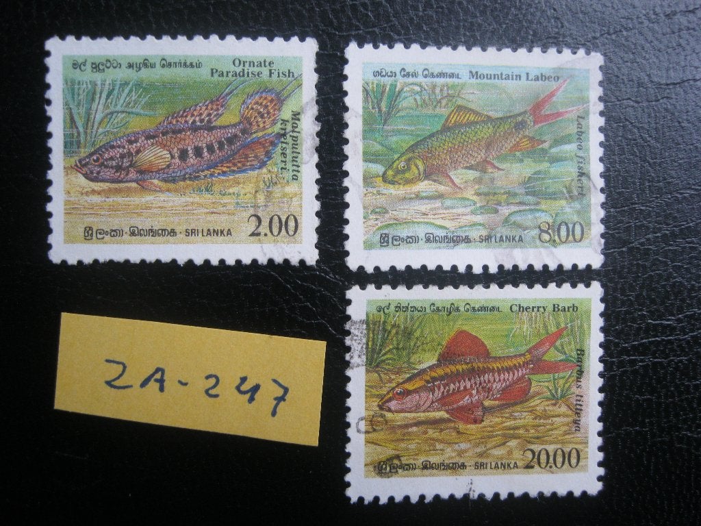 sri lanka - vissen 1990 (za-247), Ophalen of Verzenden, Gestempeld, Zuid-Azië