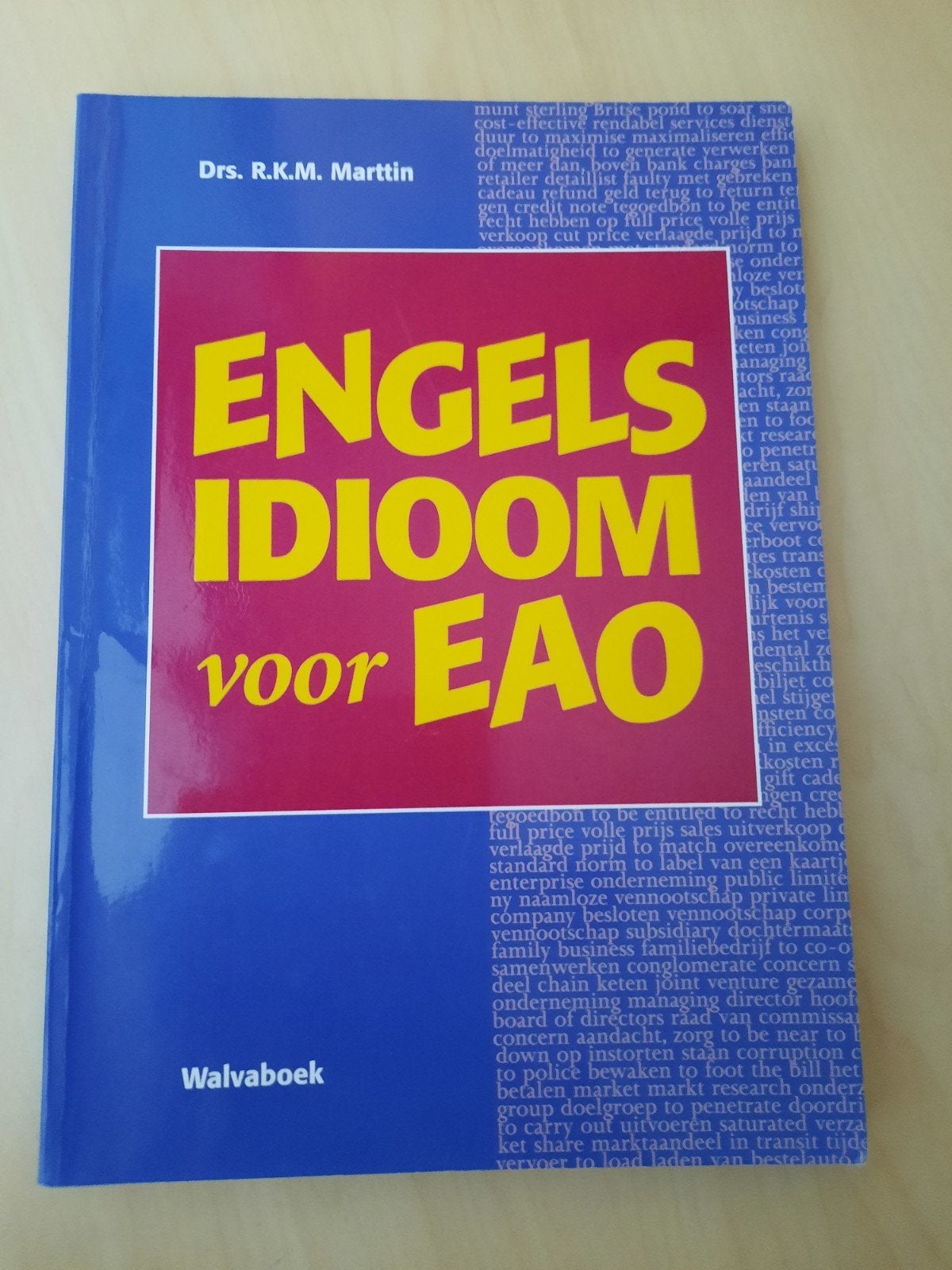 Engels Idioom voor EAO
Door R K.K.Marttin
ISBN 978-90-6675-3, Boeken, Ophalen of Verzenden