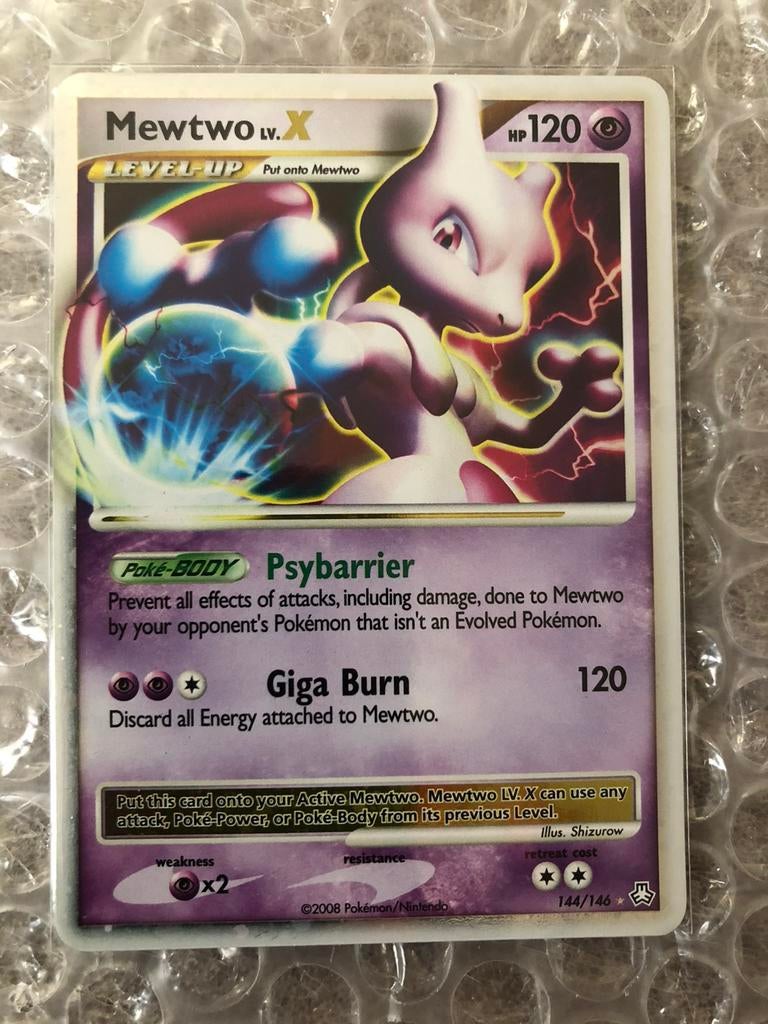 Mewtwo LV. X 144/146 Ultra Rare, Ophalen of Verzenden, Nieuw, Losse kaart