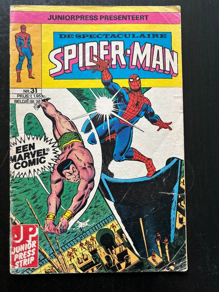 Spiderman (NL) nr 31 Junior Press (Marvel Comics), Boeken, Strips | Comics, Europa, Ophalen of Verzenden, Gelezen, Eén comic