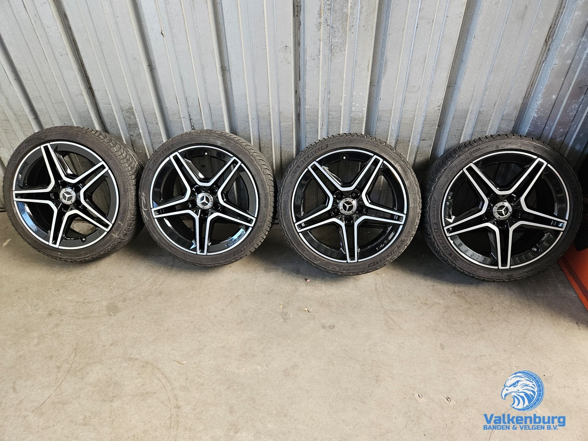 6mm! Originele Mercedes A35 W177 AMG 4Matic 18 inch zwarte v, 18 inch, Gebruikt, -, -