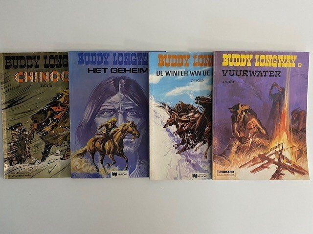 Buddy Longway, SC, Derib, Trapper/Indianen, Boeken, Meerdere stripboeken, Ophalen of Verzenden, Gelezen