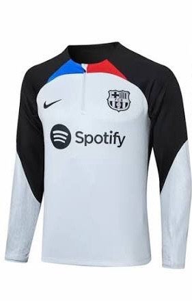 FC Barcelona Trainingstop - Grijs/Zwart/Rood/Blauw, Zo goed als nieuw, Voetbal, Grijs, Verzenden