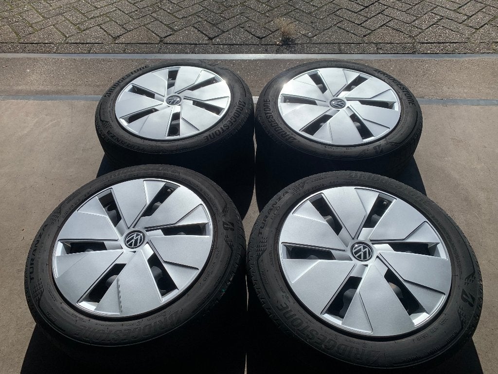 ORIGINELE VW ID3 VELGEN + NIEUWE WINTERBANDEN 215 55 R18, .., 18 inch, .., 215 mm