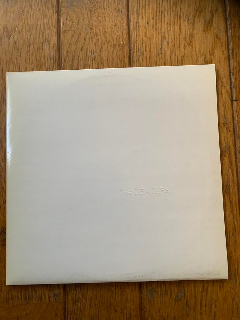 The Beatles MONO White Album UK puntgaaf met bijlagen, Cd's en Dvd's, Vinyl | Pop, Ophalen of Verzenden, Gebruikt, 12 inch