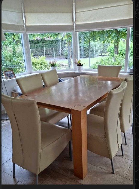 Gratis eethoek, Huis en Inrichting, Ophalen, Gebruikt, 6 tot 8 stoelen