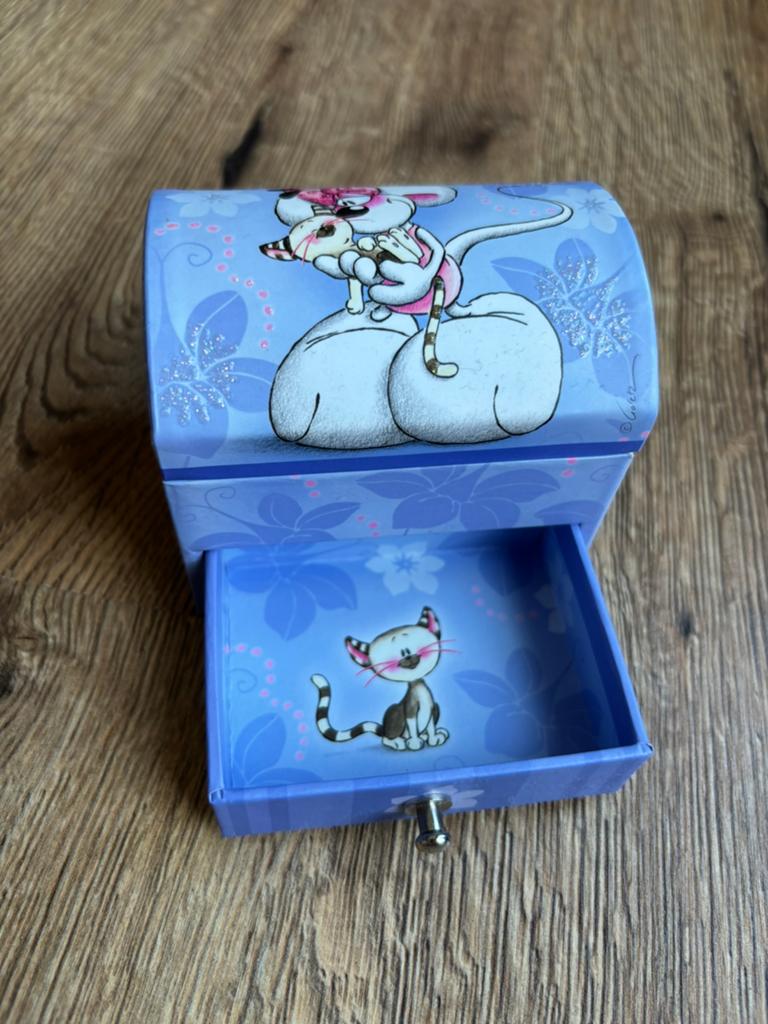 Diddl sieraden doosje diddlina met armbandje, Verzamelen, Diddl, Ophalen of Verzenden, Zo goed als nieuw