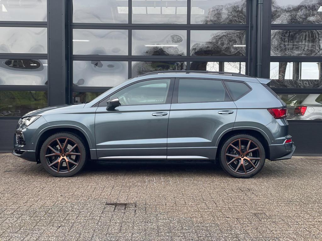 CUPRA Ateca 2.0 TSI 4DRIVE/Trekhaak/Stoelverwarming/Kuipstoe, Auto's, Automaat, Gebruikt, Zwart, 1984 cc