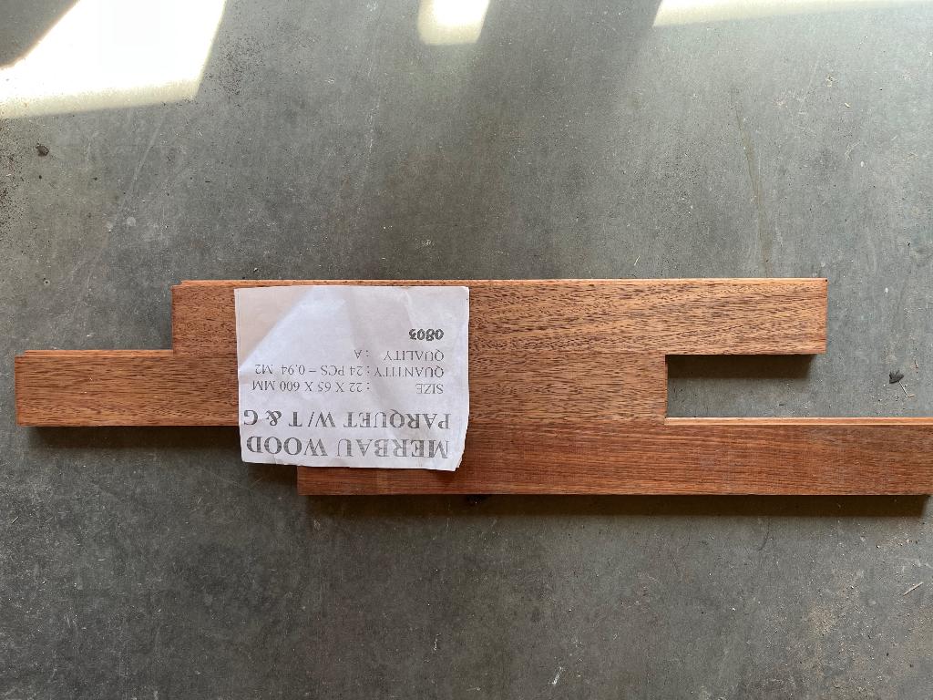 Merbau parket, Houten vloeren