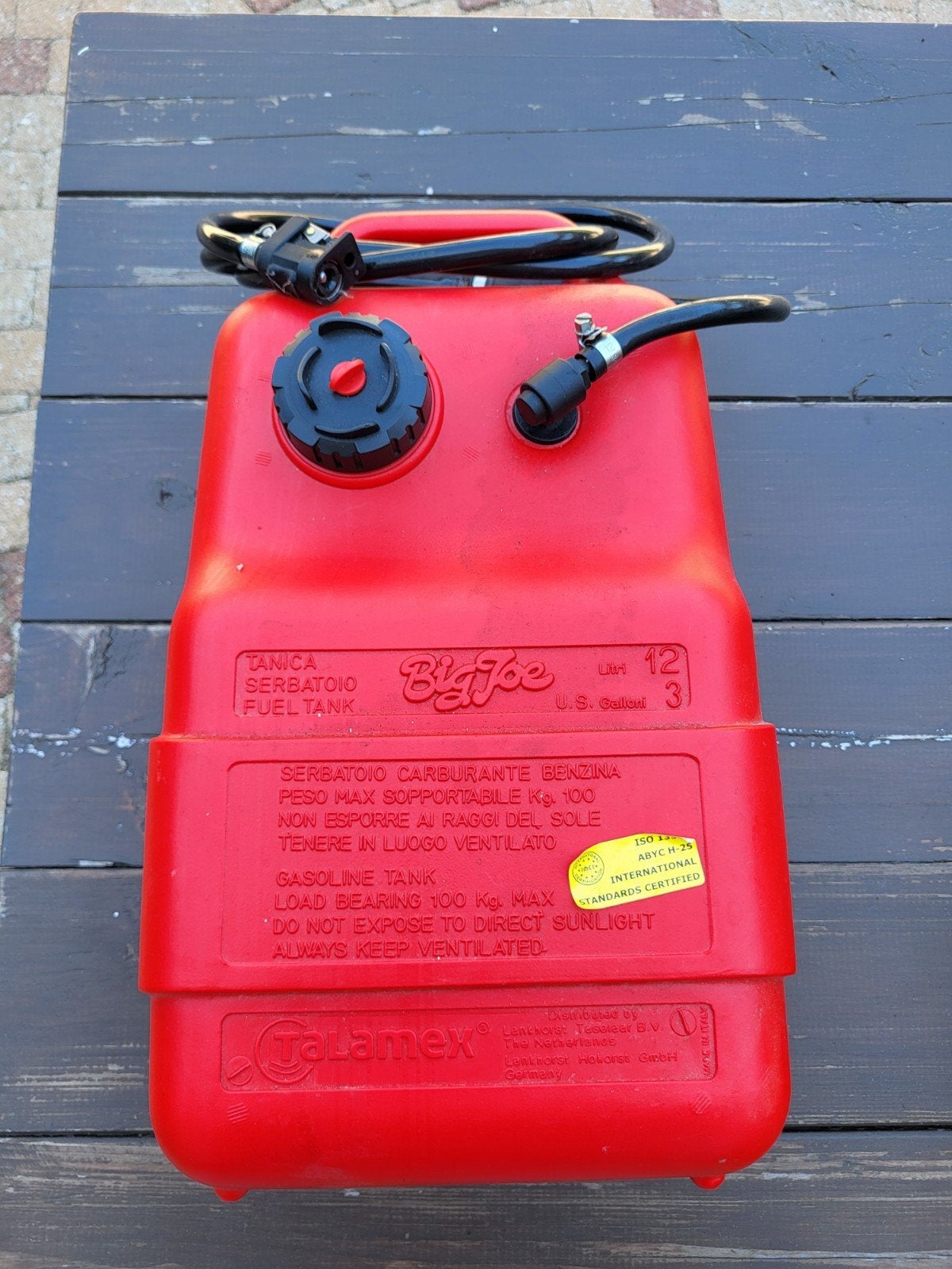 Externe tank voor buitenboordmotor. Inhoud: 12 liter., Ophalen, Gebruikt