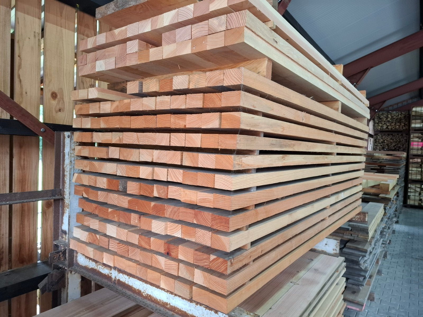 Douglas balkjes 50x75mm, Tuin en Terras, Ophalen, Hout