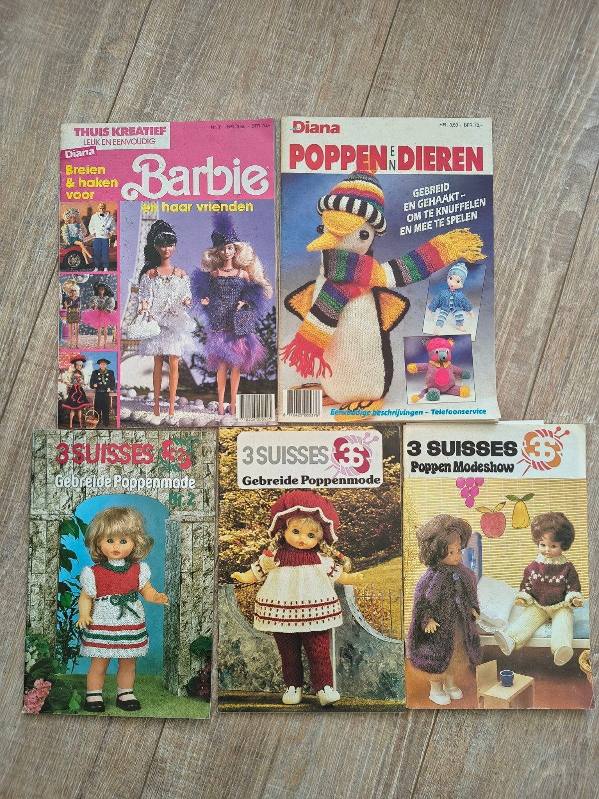 Vintage boeken: poppen, knuffels en kleding maken, Boeken, Ophalen of Verzenden, Gelezen, Poppen maken