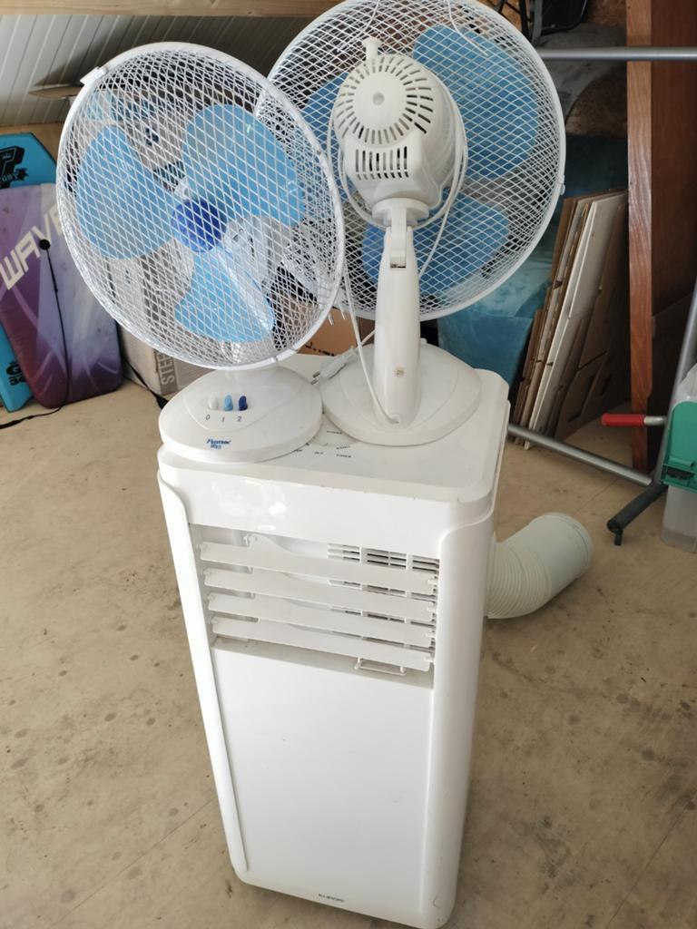 Eurom Polar 7001 Mobiele Airco met twee losse Ventilatoren, Ophalen