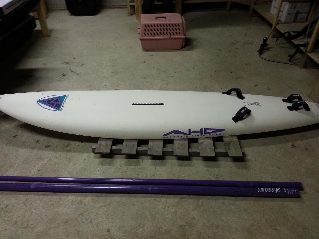 AHD surfplank, Ophalen, 250 tot 300 cm, Gebruikt, Met vin(nen)