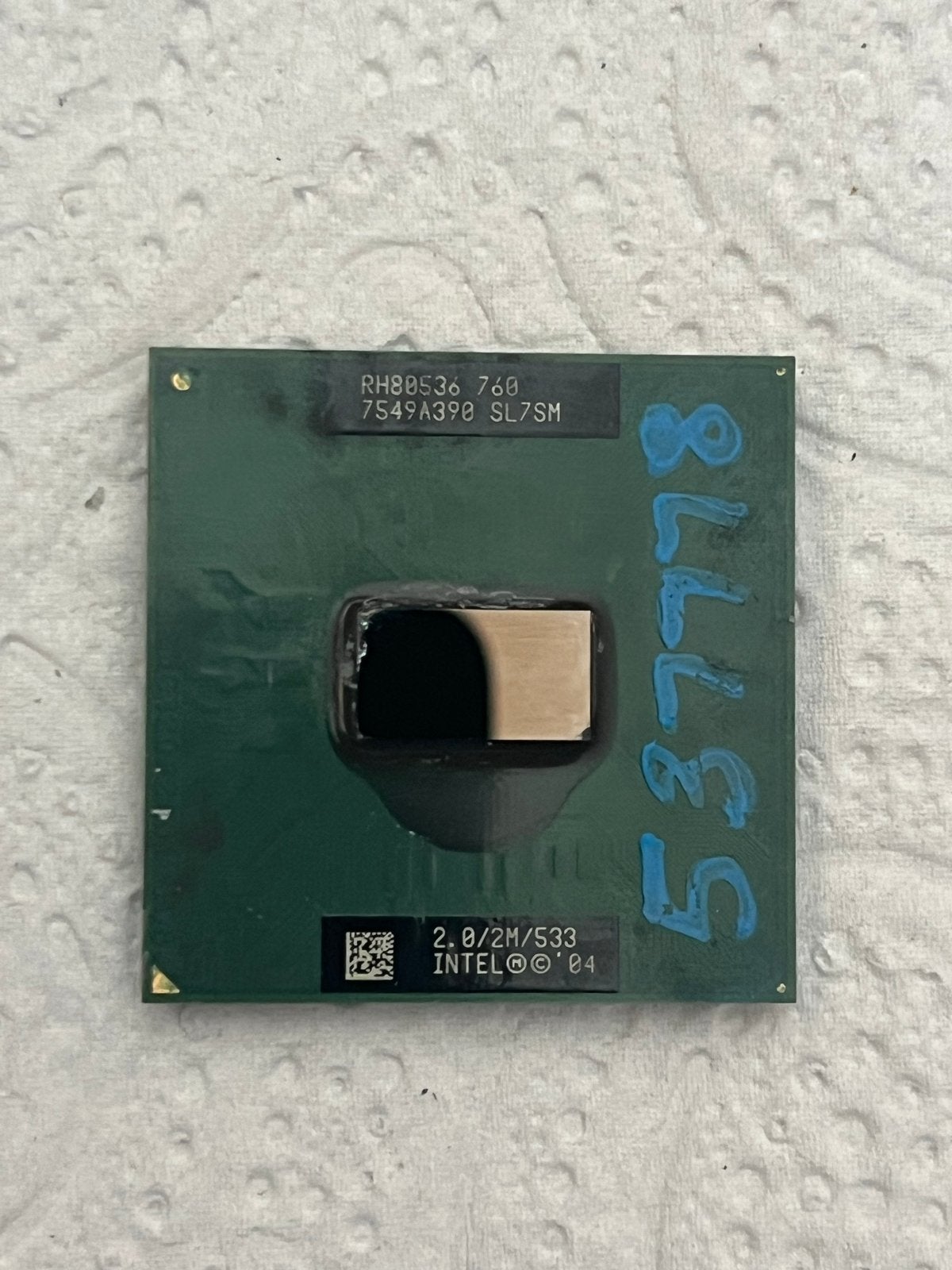 #15 - Intel Pentium 4 2.0/2M/S33 SL7SM Processor, Computers en Software, Verzenden, Zo goed als nieuw, Overige, Minder dan 2 Ghz