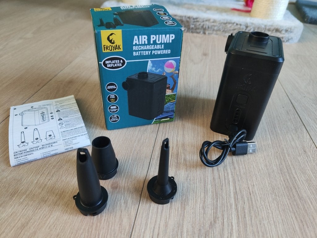 Froyak oplaadbare elektrische luchtpomp., Ophalen of Verzenden, Nieuw, Elektrisch