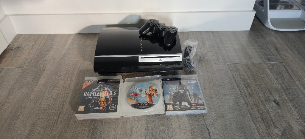 Sony PlayStation 3 CECHL04 – 80GB – Gerefurbished + Games, Spelcomputers en Games, Spelcomputers | Sony PlayStation 3, Phat, Refurbished