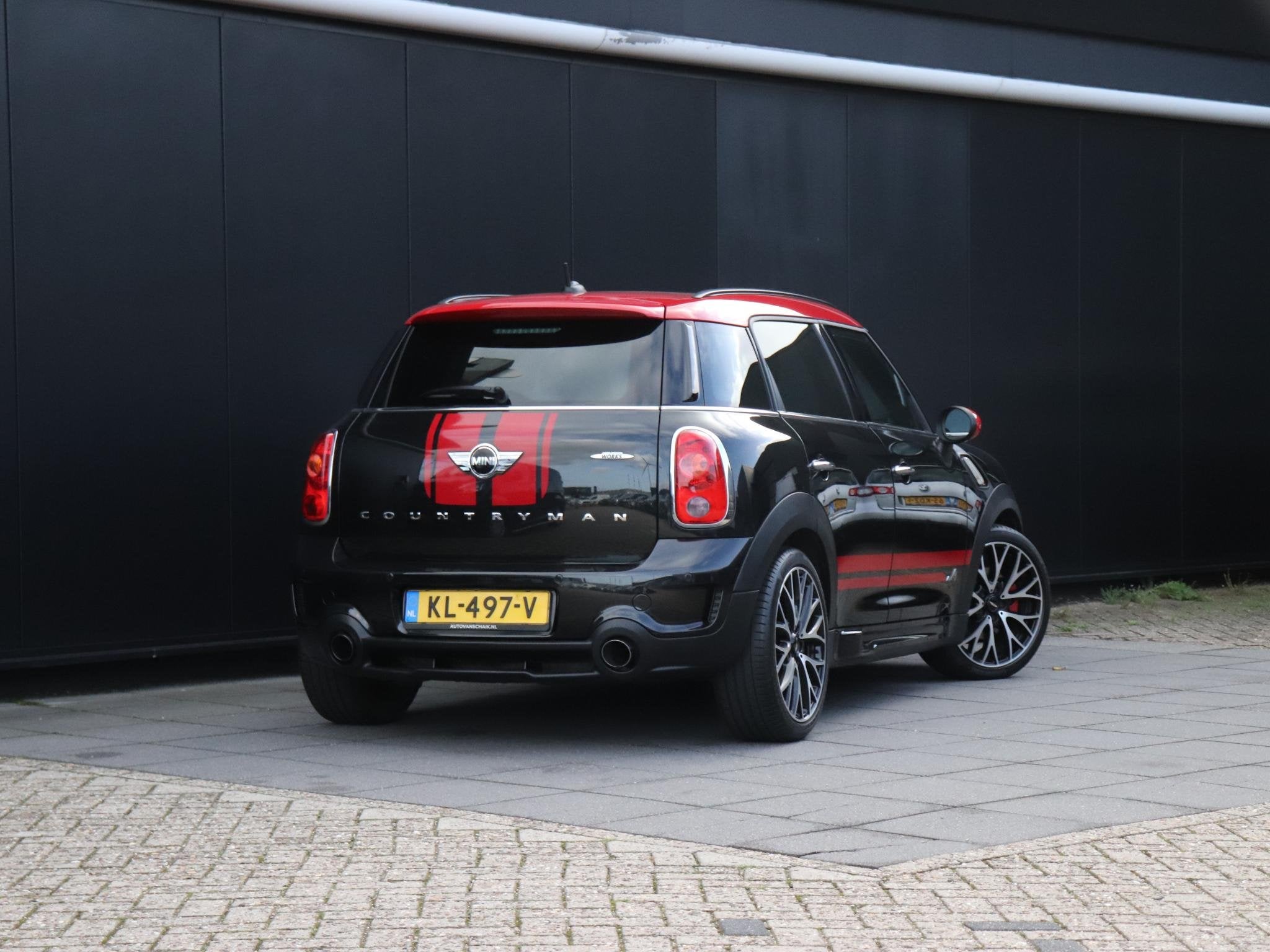 MINI Countryman 1.6 John Cooper Works ALL4 Chili | LEDER | P, Auto's, Euro 5, 1380 kg, Gebruikt, Zwart