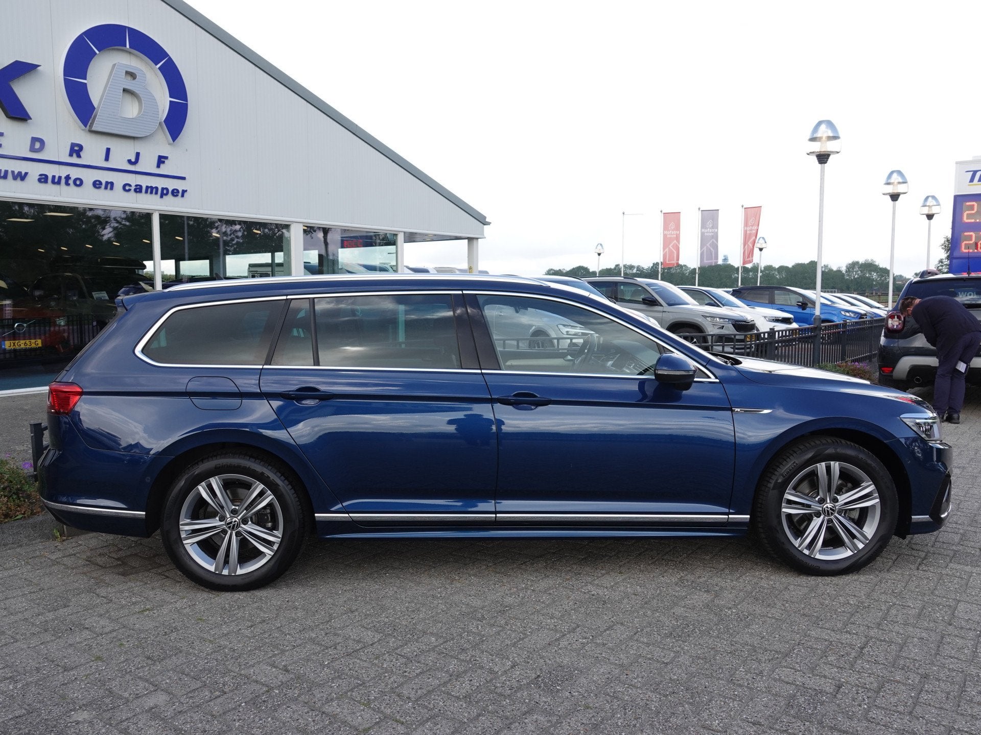 Volkswagen Passat Variant 2.0 TDI R-Line 150PK DSG LED | H-L, Auto's, Gebruikt, Euro 6, 4 cilinders, Blauw