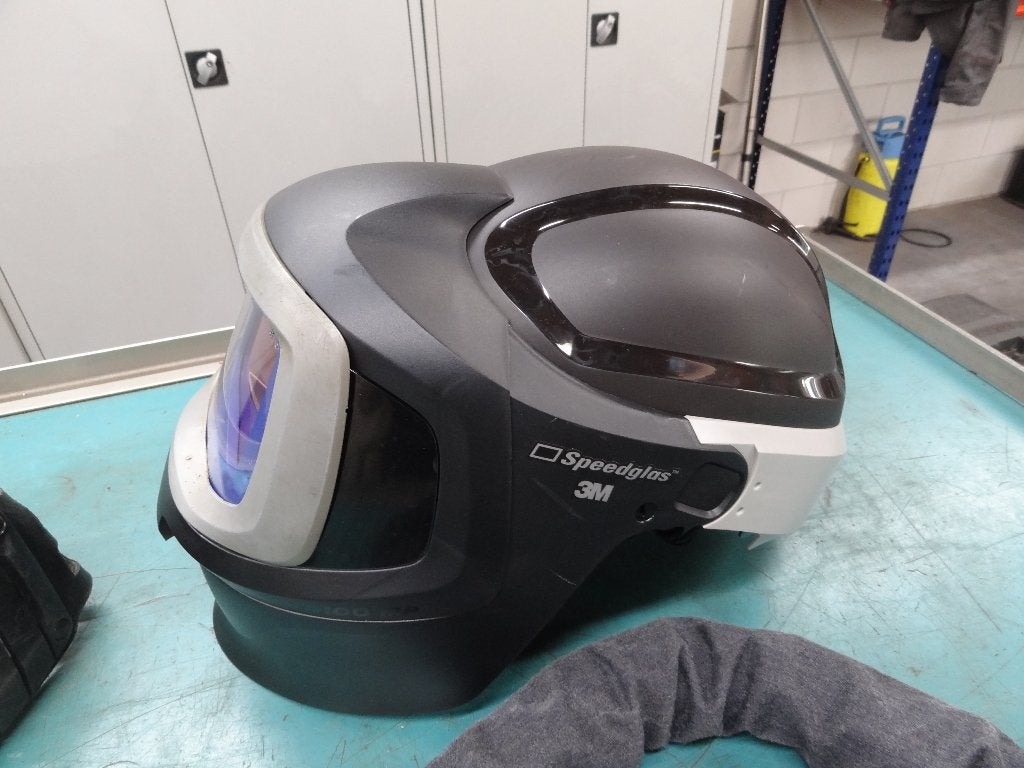 Speedglas 9100 MP (M-300)  lashelm met unit en filter 9100XX, Ophalen of Verzenden, Zo goed als nieuw, 250 ampère of meer, Co2