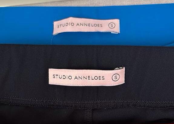 2 studio anneloes broeken S, kobalt en donkerblauw, Overige kleuren, Ophalen of Verzenden, Zo goed als nieuw, Maat 36 (S)