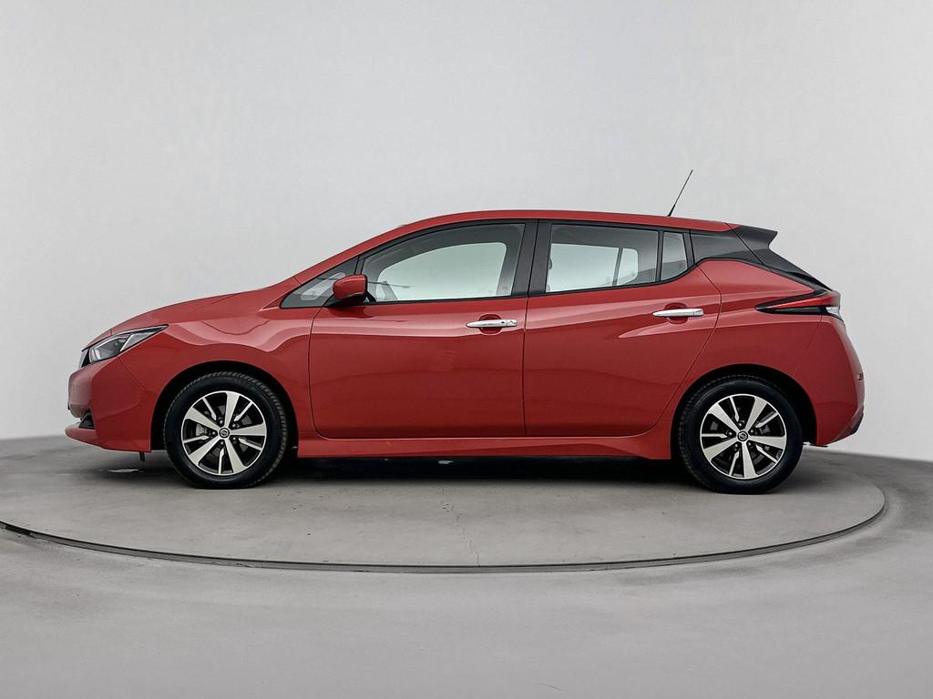 Nissan LEAF Acenta 40 kWh | airco automatisch | Apple Carpla, Auto's, Nissan, Stof, Gebruikt, 150 pk, Origineel Nederlands