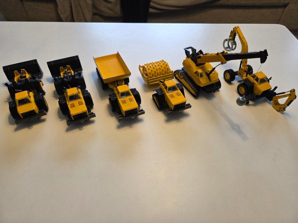 Tonka grondverzetmachines 6 stuks, Ophalen, Zo goed als nieuw