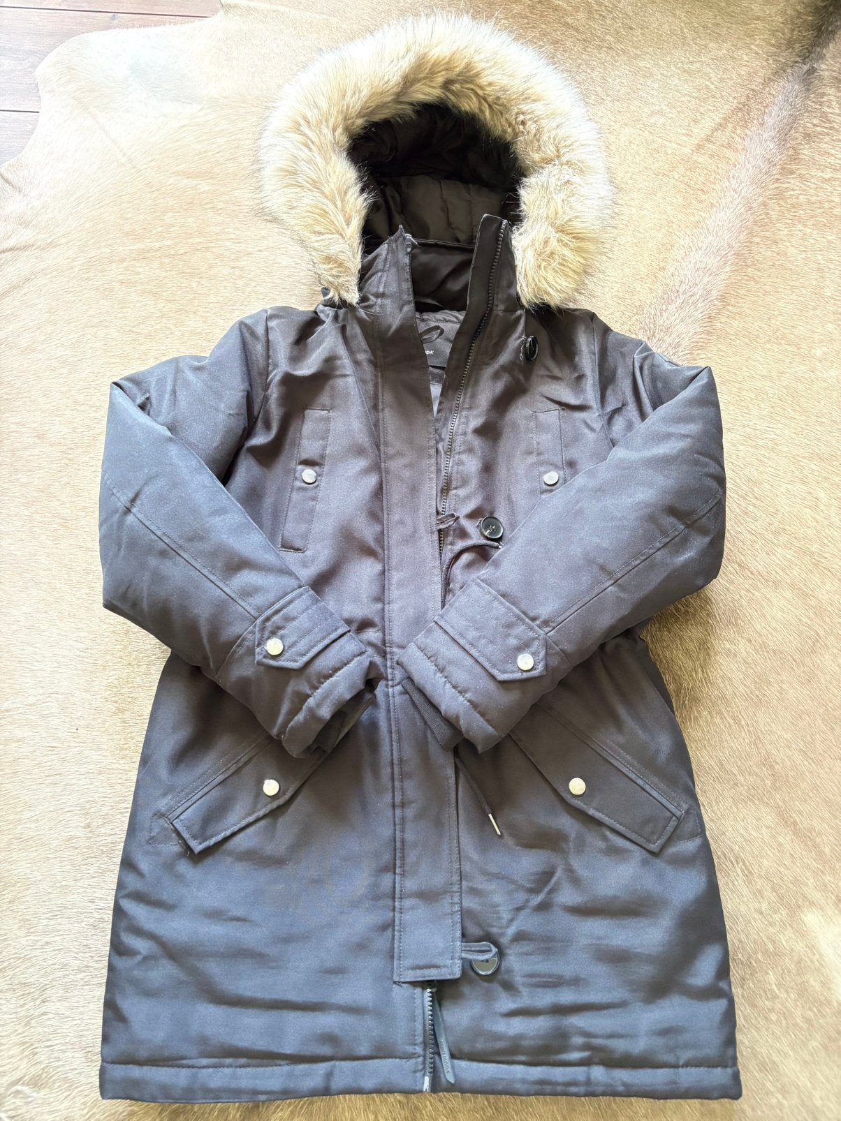 Vero moda parka winterjas zwart maat S, Ophalen of Verzenden, Zo goed als nieuw, Maat 36 (S), Zwart