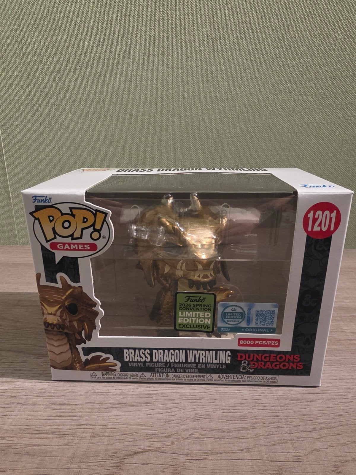 Funko Dungeons & Dragons Brass Dragon Wyrmling #1201 LE8000, Verzamelen, Ophalen of Verzenden, Nieuw