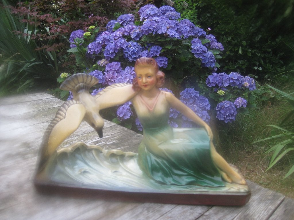 antiek jaren 20 beeld, Ophalen of Verzenden