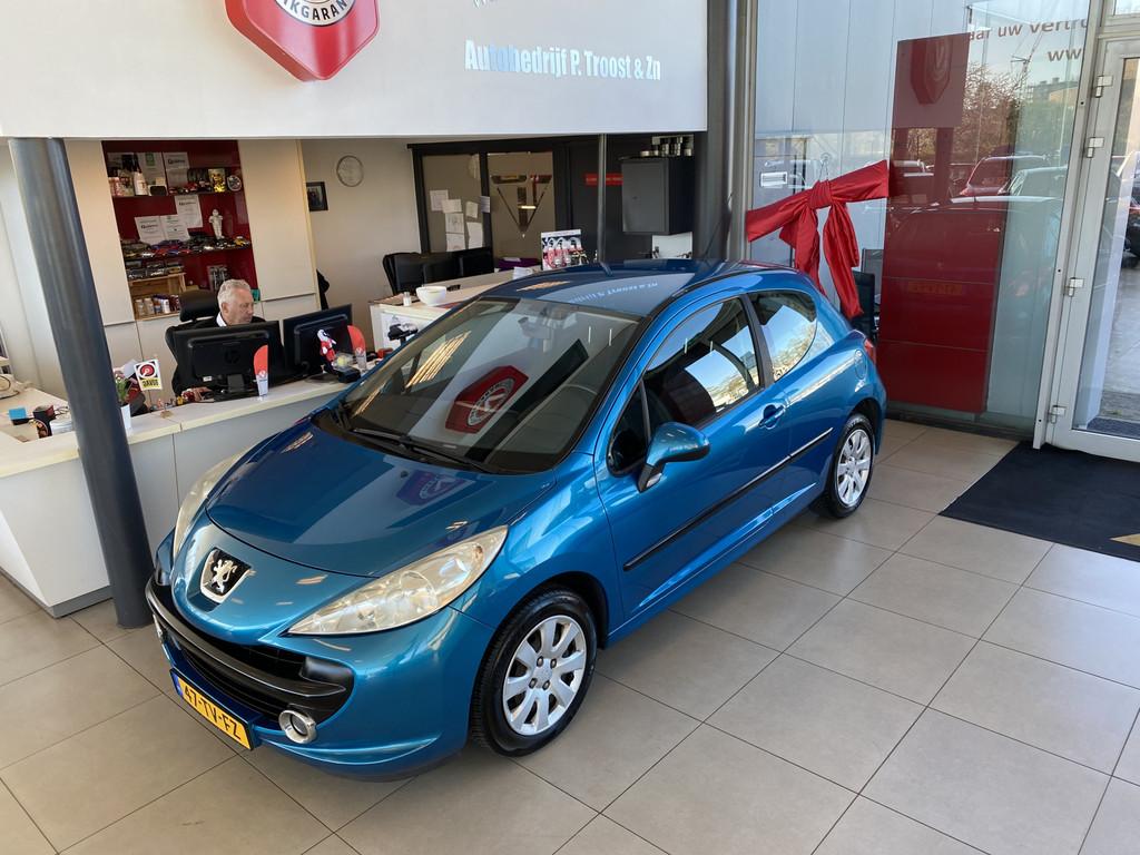 Peugeot 207 1.4-16V XS,5 Zits,Airco,Elektrischpakket,Central, Auto's, Voorwielaandrijving, Stof, Zwart, Blauw