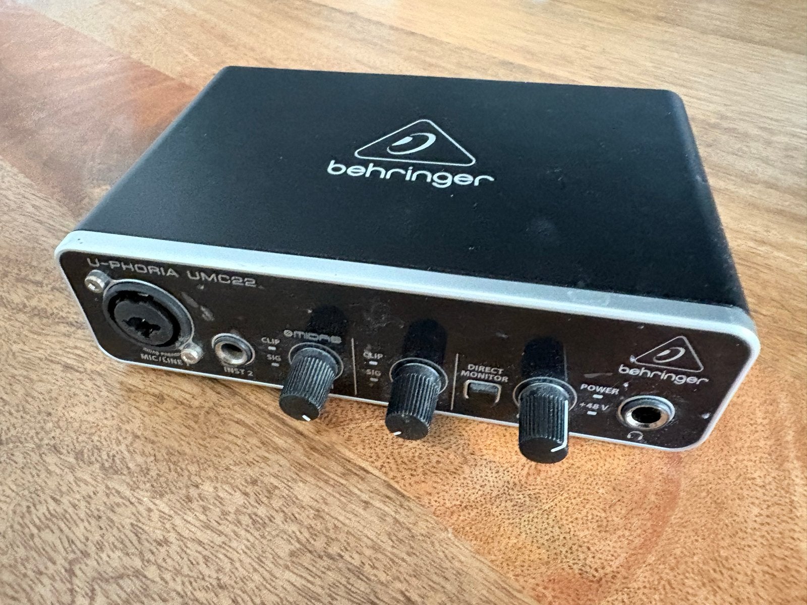 Behringer U-PHORIA UMC22 Audio Interface, Muziek en Instrumenten, Ophalen of Verzenden, Gebruikt