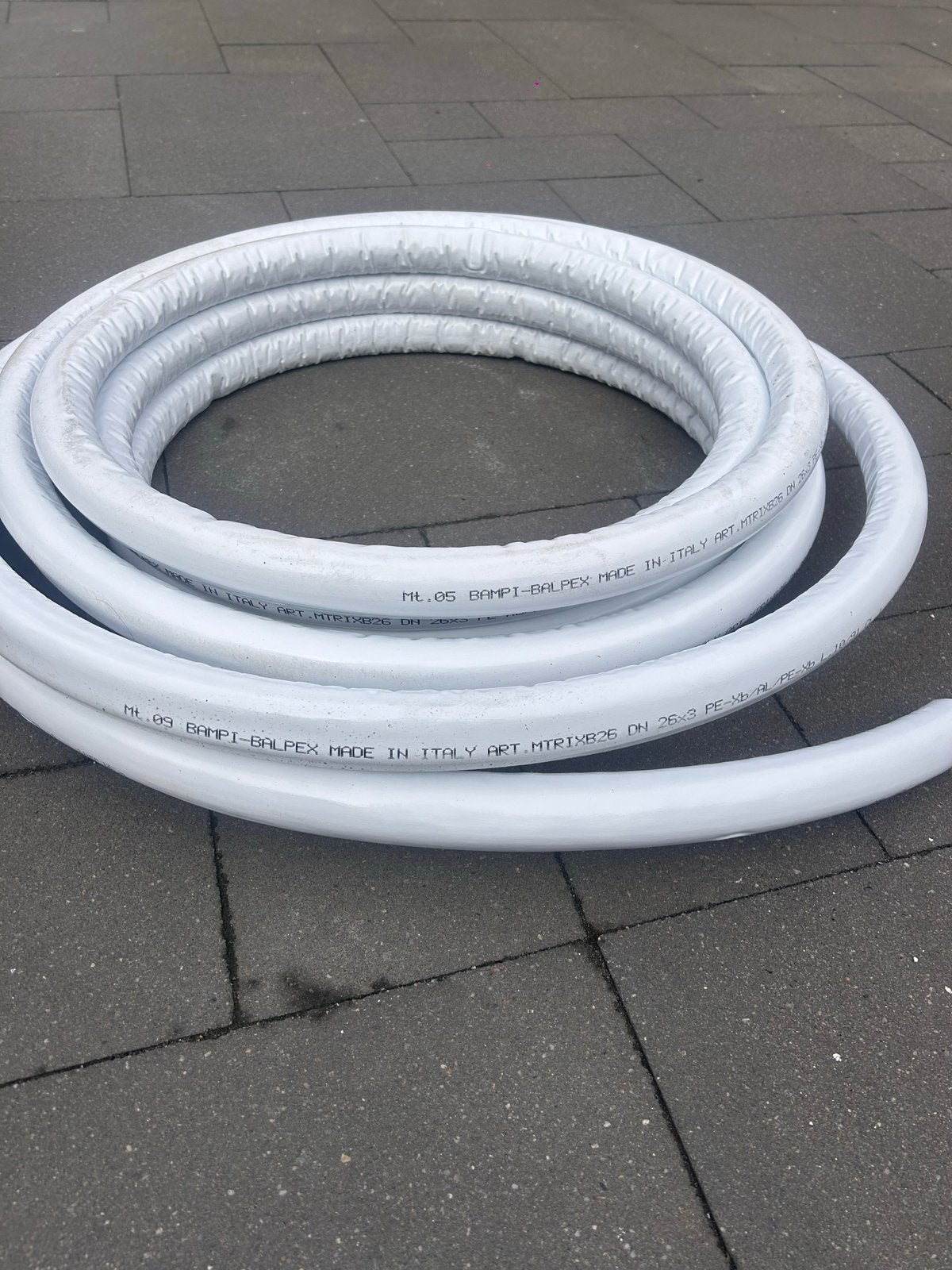 Bampi-Balpex meerlagenbuis PE-Xb/AL/PE-Xb 26x3mm geïsoleerd, Ophalen, 6 meter of meer, Overige typen, 20 tot 40 mm