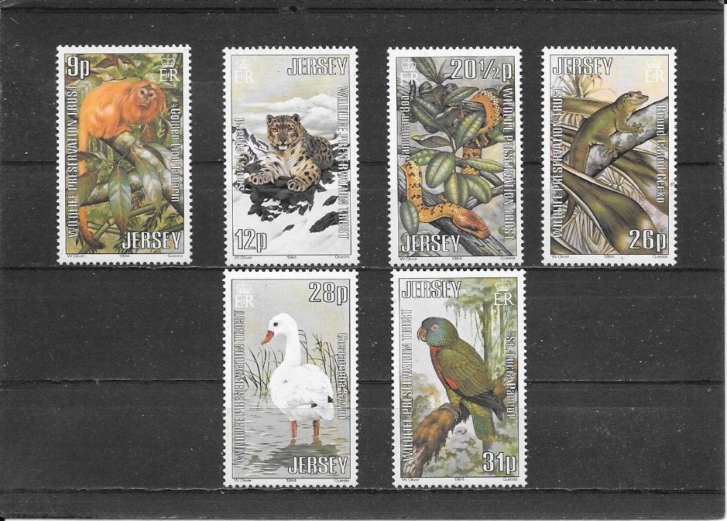 Jersey dieren en vogels, Ophalen of Verzenden, Postfris