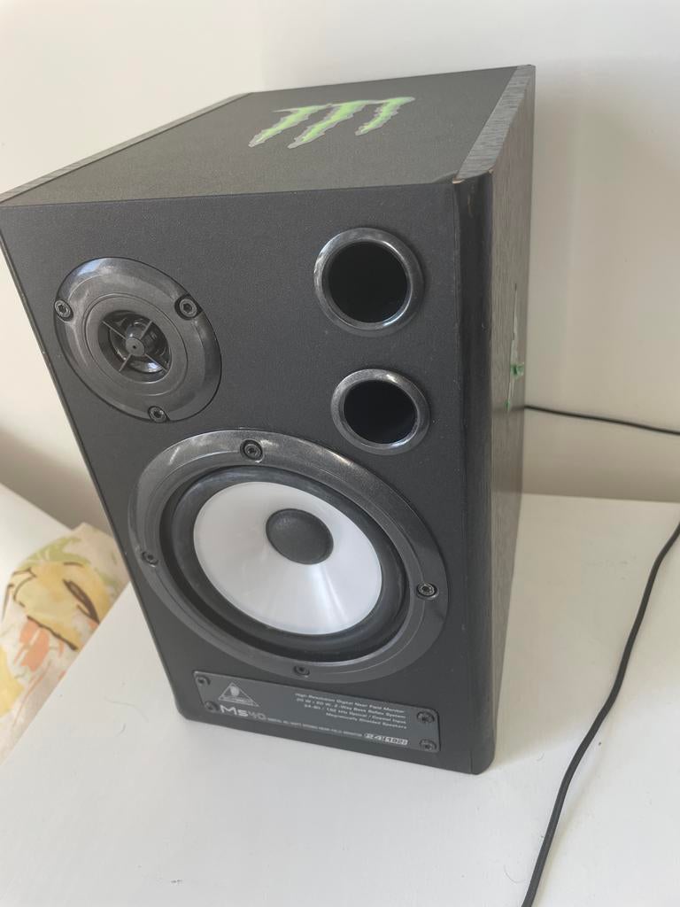 Behringer MS40 Studio Monitoren met DAC, Overige merken, Gebruikt, Ophalen of Verzenden, Minder dan 60 watt