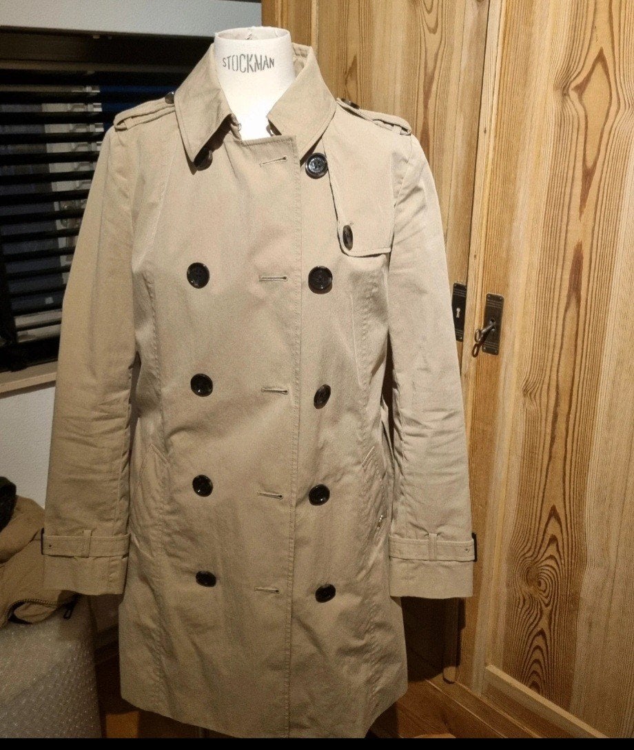McGregor Trenchcoat Beige Maat 36 (S), McGregor, Beige, Ophalen of Verzenden, Zo goed als nieuw