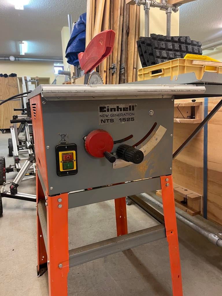 Einhell NTS 1525 Zaagtafel - Krachtige Cirkelzaag, Doe-het-zelf en Verbouw, Gereedschap | Zaagmachines, Ophalen, Gebruikt, Cirkelzaag