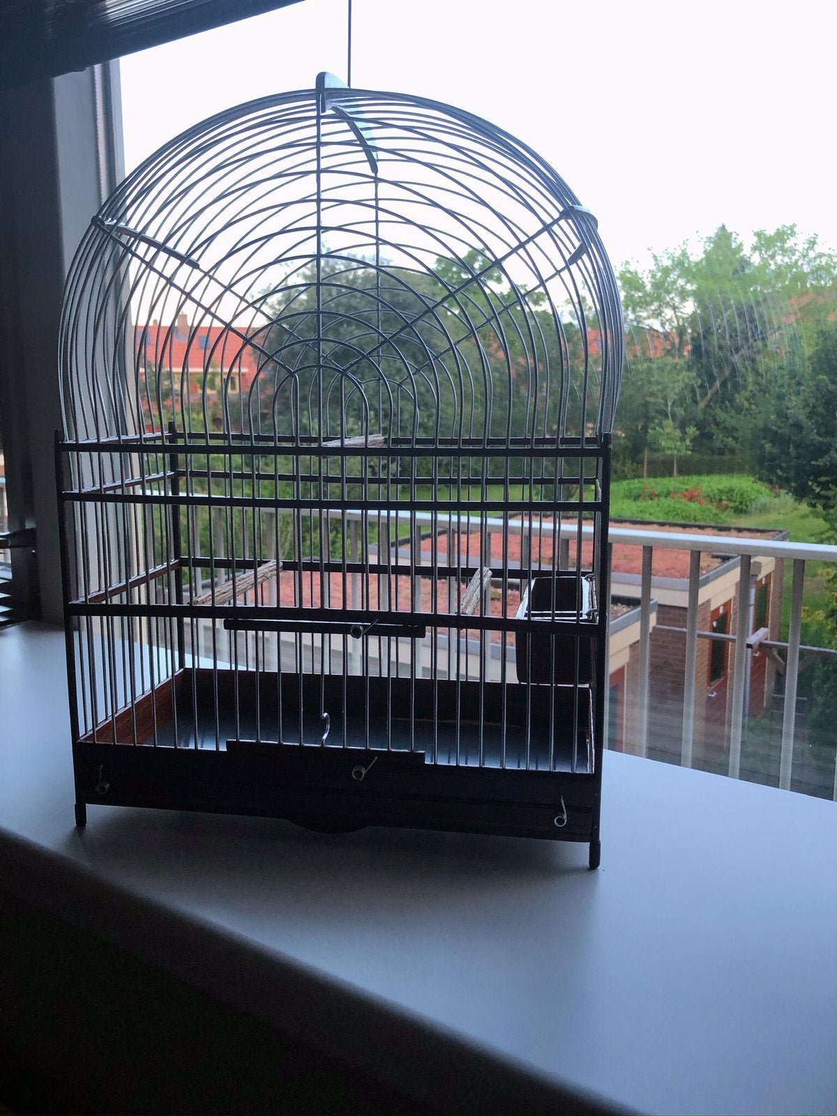 Surinaamse vogelkooi, Ophalen of Verzenden, Zo goed als nieuw, Metaal, Vogelkooi