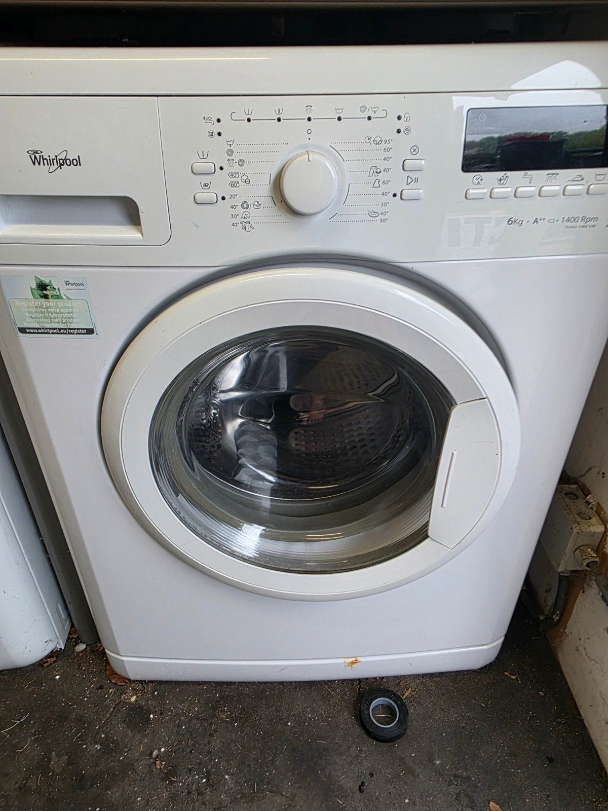 whirlpool wasmachine, Ophalen, Gebruikt, 85 tot 90 cm, 1200 tot 1600 toeren