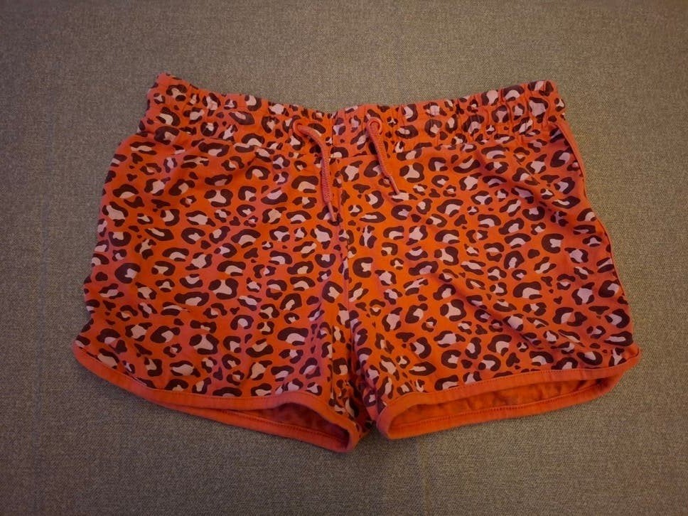 Osaga korte broek luipaardprint maat 164, Broek, Meisje, Ophalen of Verzenden, Nieuw