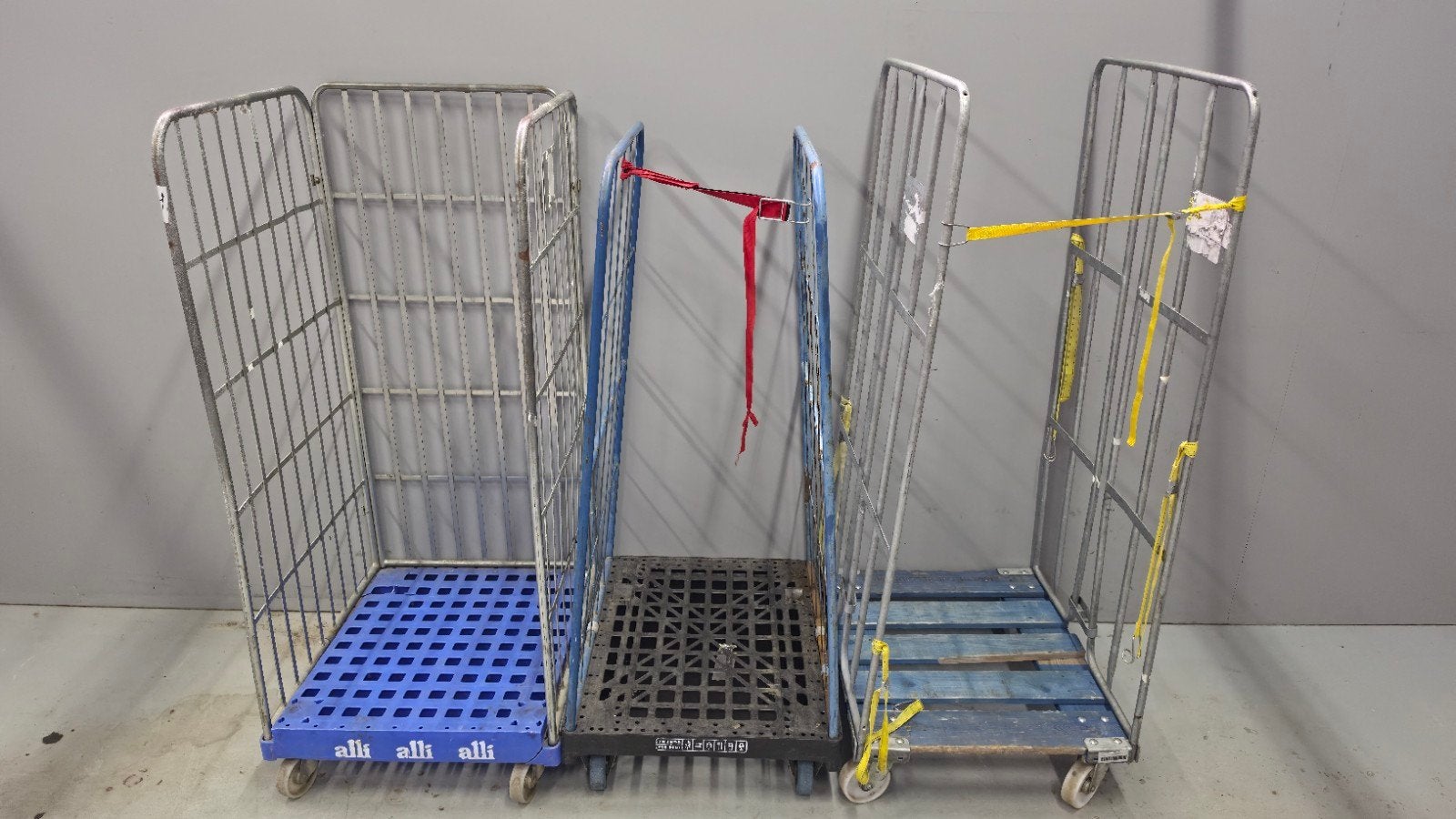 Magazijn transport karren set van 3, Ophalen of Verzenden, Gebruikt