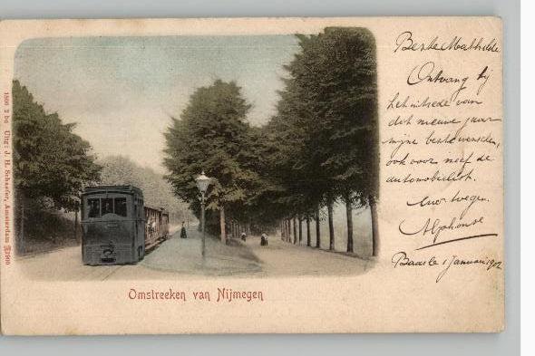 Stoomtram bij Nijmegen TOPKRT Kleinrd st BAARLE-NASSAU 1902, Verzenden, Voor 1920, Gelopen, Gelderland