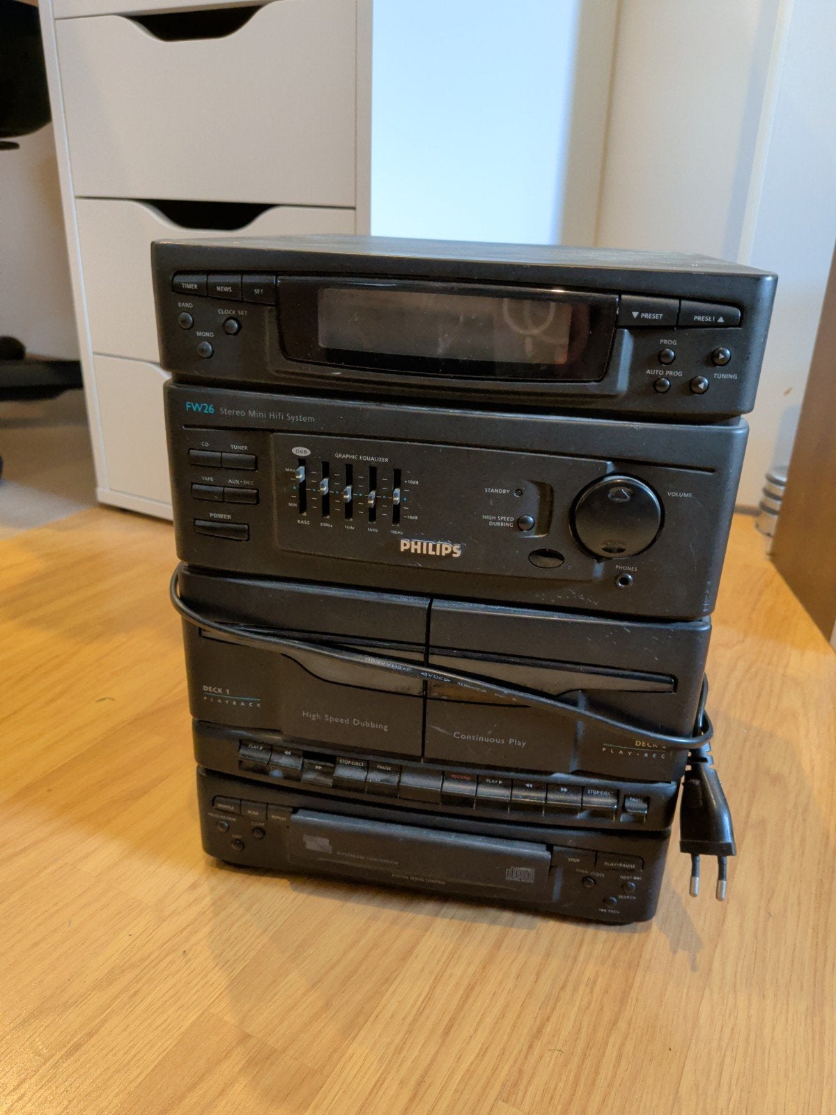 Philips mini stereo fw26/20, Ophalen, Speakers, Philips