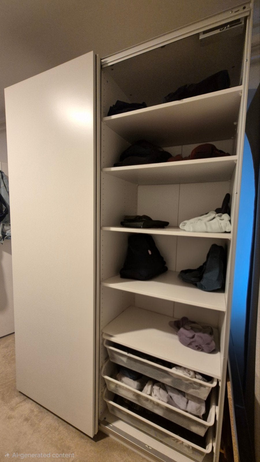 Ikea PAX/HASVIK kledingkast 150x66x236 cm, Ophalen, Gebruikt, 100 tot 150 cm, Modern